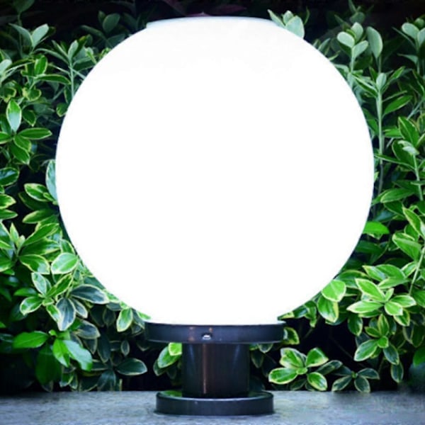 Solar Trädgård Glob Lampa Utomhus, 30cm LED Solar Glödande Boll Lampa, 5 Lägen RGB Färgskiftande IP65 Vattentät Solar Gård Lampa, Landskapsbelysning M