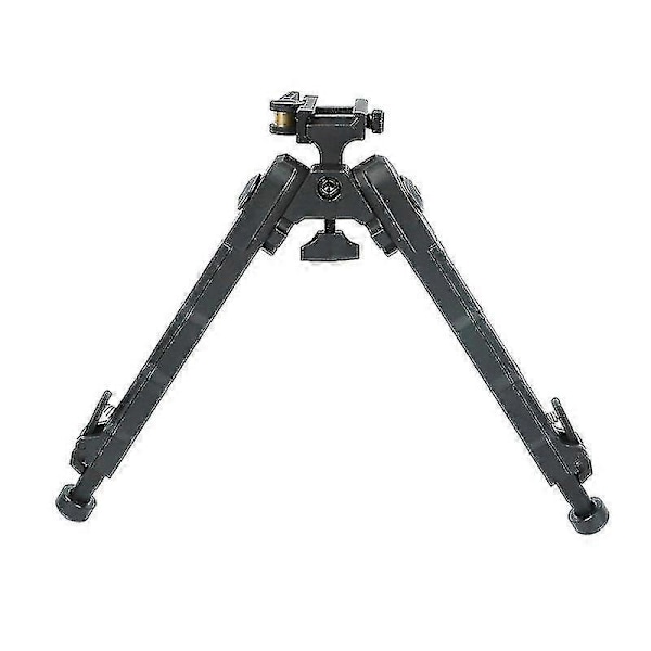 Justerbart Bipod Stativ Brakett - Aluminium Legering V9 Ett-stykke Støtte Tripod - Svart