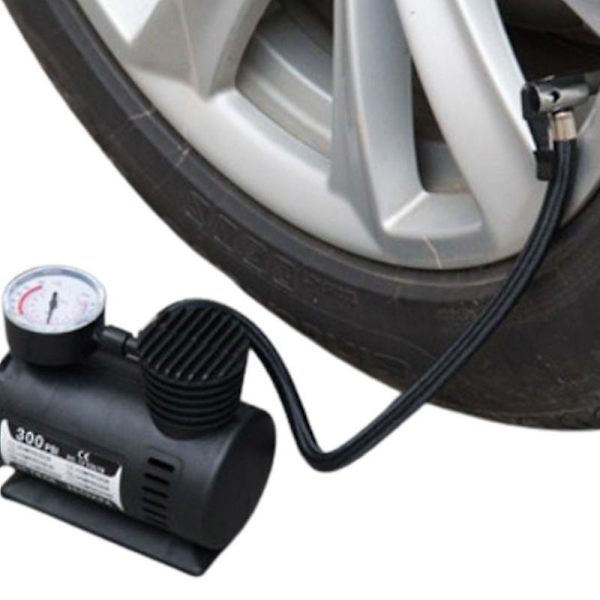Kannettava Auton Ilmapumppu 300 Psi 12v Ilmapumppu Auto Mini Ilmapumppu Renkaiden Täyttölaite Renkaiden Paineen Testauksella Autolle Pyörälle