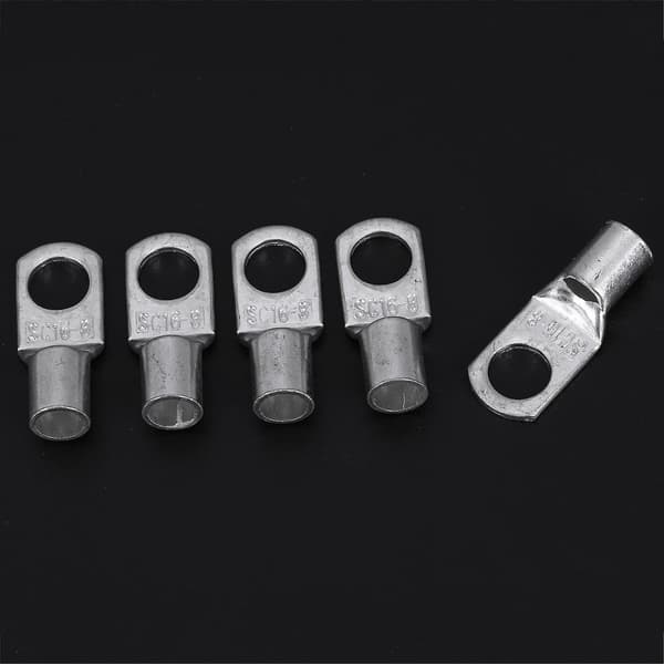 30 st Koppar Rör 16mm X 8mm Lugg Batteri Startkabel Svetsning Krympsko Terminal Ring