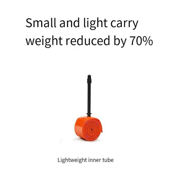 Ultralätt Innerslang för Landsvägscykel 45mm Längd på Luftmunstycke Ultralätt 28g TPU Innerslang för Cykel.