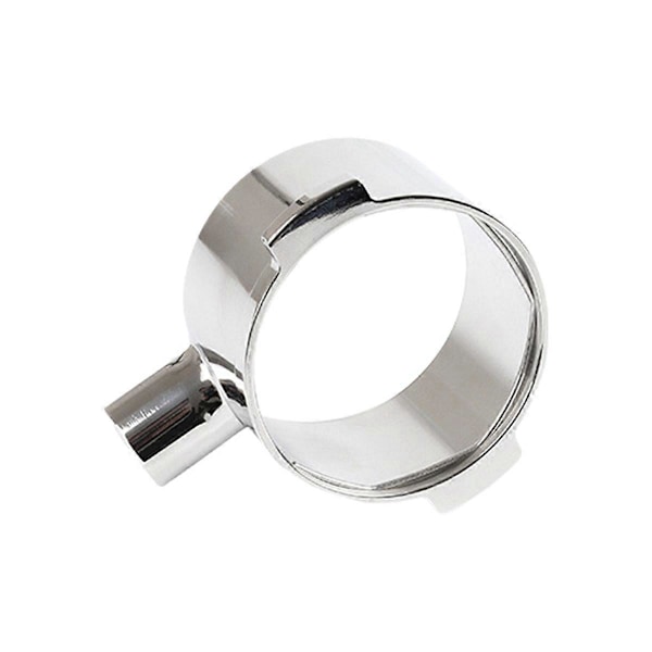 För 51MM Legering Bottenlöst Handtag Dubbel Öra Tillbehör Kaffemaskin Tillbehör Utan Filterkorg