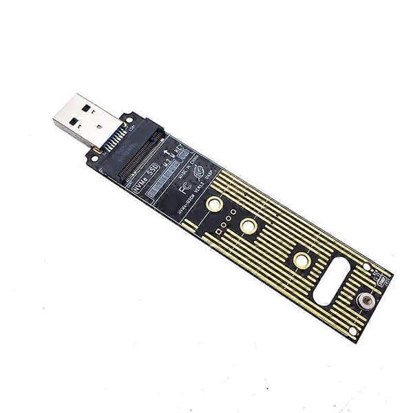 NVME USB-sovitin M.2 NVME SSD - USB 3.1 -sovittimeen 10 Gbps USB3.1 Gen 2 M2 NVMe 2230 2242 2260 228 -levyille
