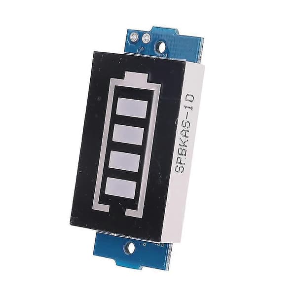 Enkelt 3.7v Litium Batterikapasitet Indikator Modul 4.2v Blå Skjerm Tester