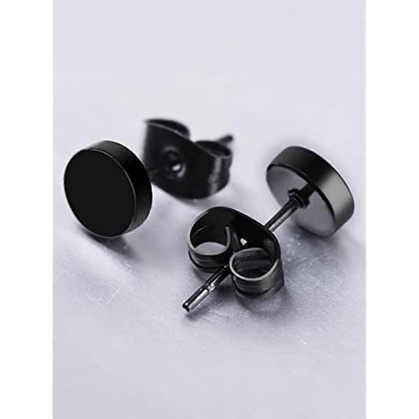 Sæt med ørestikker i rustfrit stål - 3 mm til 8 mm - 6 par