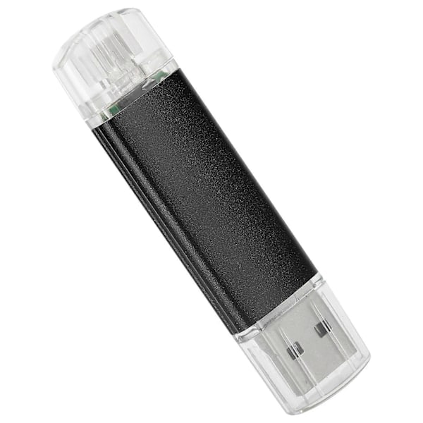 USB-minne OTG Minne Stick 2 i 1 Micro Thumb U Disk Telefon Lagrings Tillbehör 128GB YEMMA