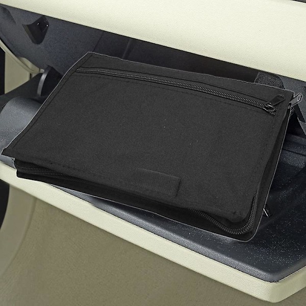 Universal Hanskerom Organizer Oppbevaringsholder For Manualer Bil Dokumenter Hanskepose Med Flere Lommer