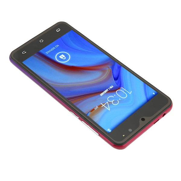 5 tuuman älypuhelin Android 11:lle 2.4G 5G Wifi 5MP etu 8MP takakamera 4800mah MT6580 8 ydin 1920x1080 2GB RAM 16GB ROM 100?240V Violetti EU-pistoke