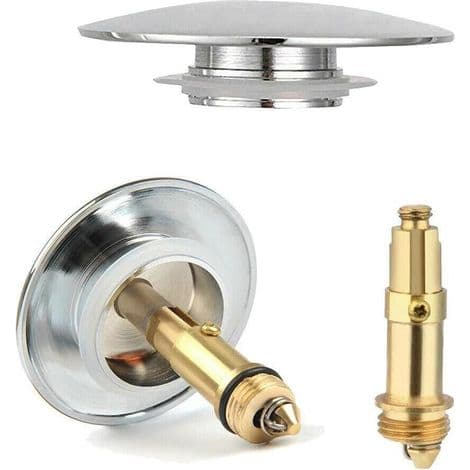 66 mm lock, pop-up bottenventil, pop-up diskbänksplugg, för de flesta diskbänkspluggar i kök och badrum
