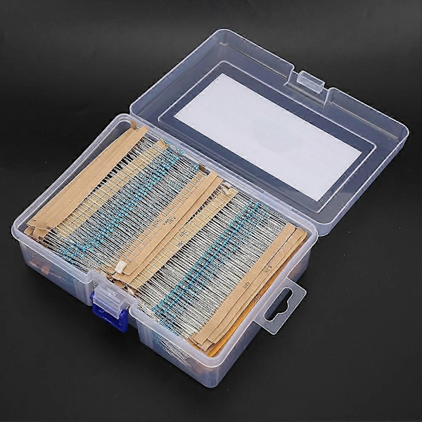 2600 st 1/4w Metallfilm Motstånd Resistorer Set Delar Elektroniska Komponenter 1 R-3 M YEMAA