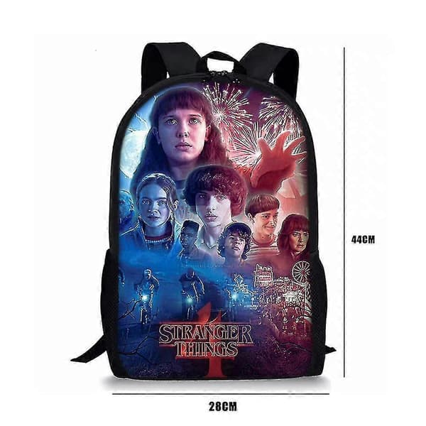 Stranger Things 4 Justerbar Skoltaske Studenter Rygsæk Gaver