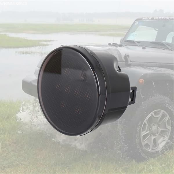 2 stk LED Blinklys Modifiserte Fender Side Marker Lys Tåkelys for Jeep Wrangler 07-17