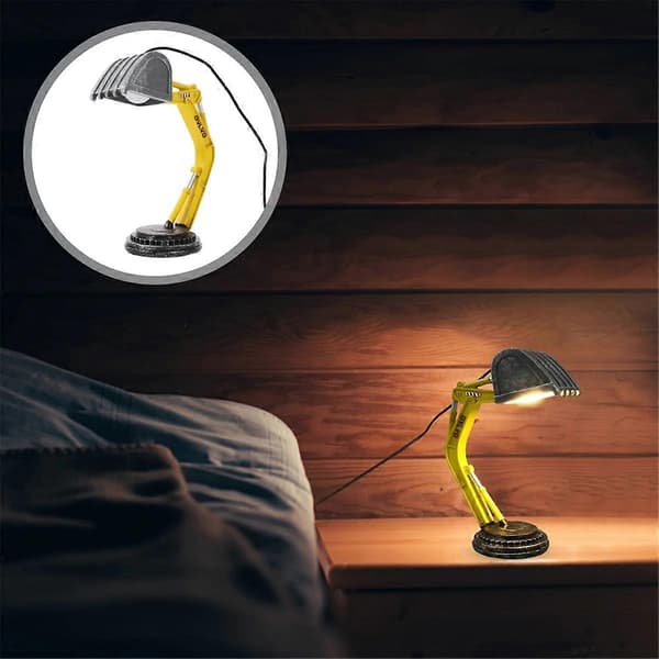 Grävmaskin Bordslampa LED Julbelysning Lampor för Sovrum