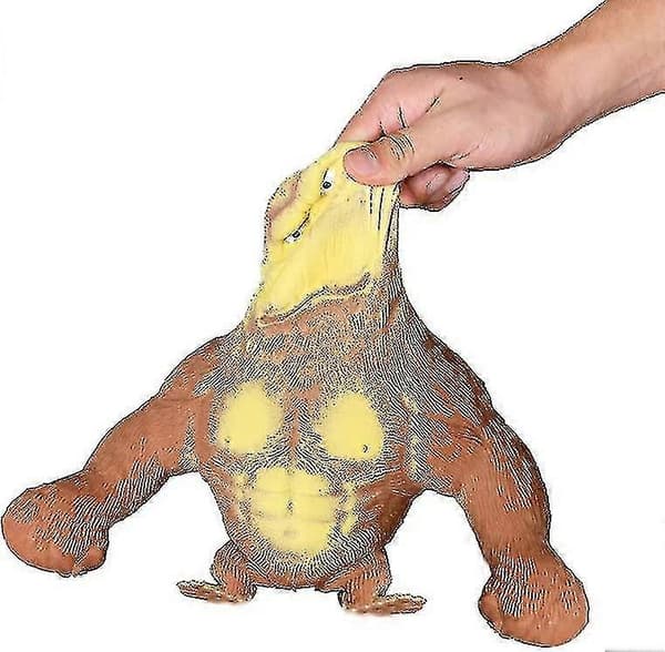 Super Stor Squishy Gorilla Figur Legetøj - Blød Stræk Latex Gorilla Abe Legetøj - Anime Figur Legetøj Til Fidgeting