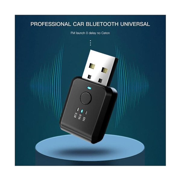 Auton Bluetooth 5.1 Fm lähetinvastaanotin handsfree-puhelu Mini USB Bluetooth -autosarja Auto Wireless C