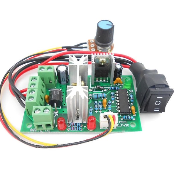 Pwm Dc Motor Speed ​​Controller Switch Dc 20a Strømregulator 10-60v Pwm Dc Controller 150w 12v 24v