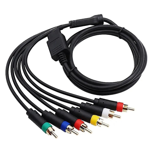 RGB/RGBS Cable for N64 SFC SNES Video Consoles Composite Cable Strong Stability Without BNC Adapter