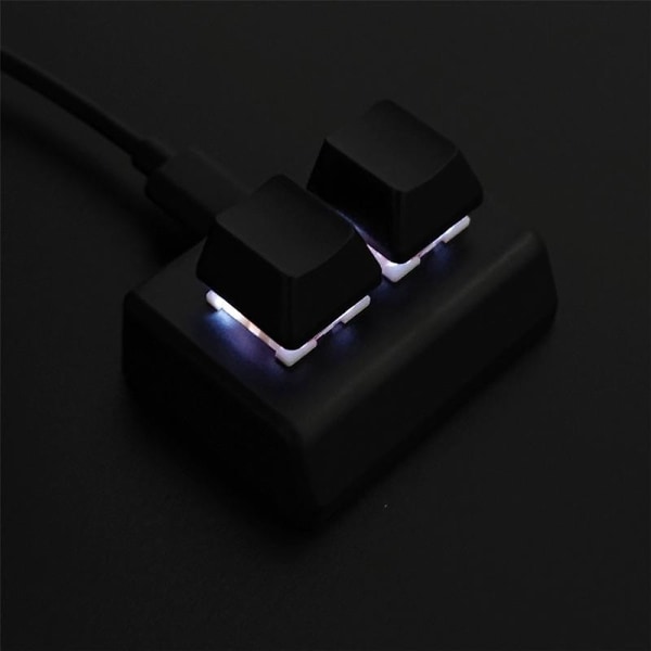 2 Macro Programmeringskeyboard RGB Mini Keyboard Gaming Tegning Rød Switch Tilpasset Keyboard OSU Gaming