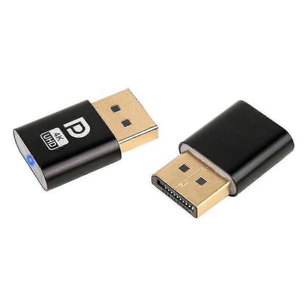 4K DisplayPort Dummy Plug DP Display Adapter EDID Headless Ghost Emulator Desktop Tilbehør til P