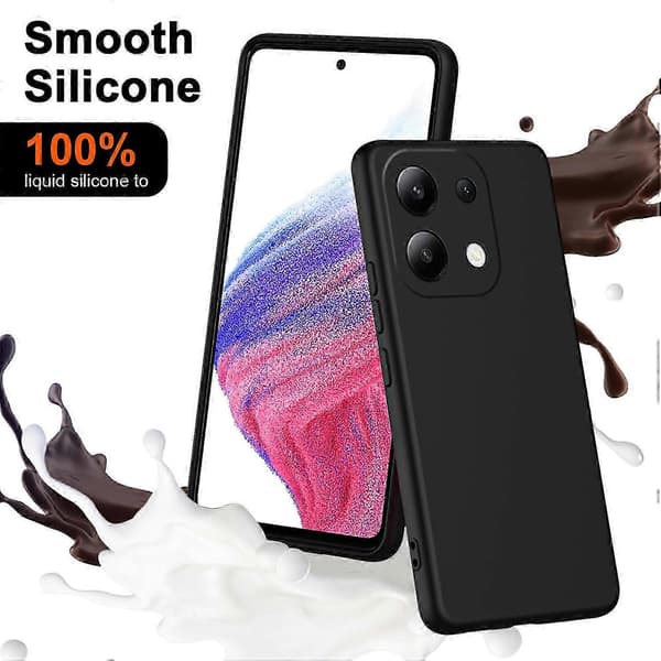 TPU-etui for Xiaomi Redmi Note 13 4G, 2,2 mm silkefølelse, myk fôr