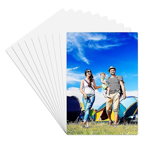 10 stk. Sublimering Metall Foto Blank Varmeoverføringspapir Bilde Sublimering Skilt Blank, Aluminium Ph