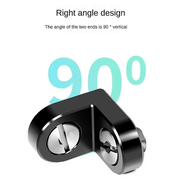 1/4 3/8 Skruvförlängning 90 Rätvinkel Fäste Adapter för Stativ Monitor Video Bildöverföring DSLR Kamerabur