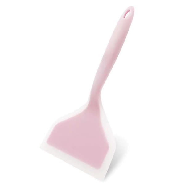 Silikon Skrape - Non-Stick Varmebestandig Kjøkken Stekespade - Rosa