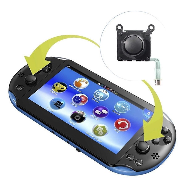 3D Analog Joystick Controller Tumspak Rocker Modul för 2000 PSV 2000 Controller Ersättning Pa