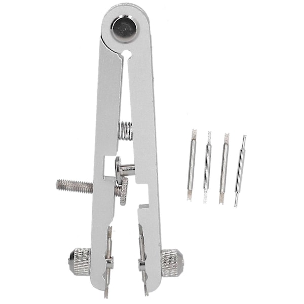 Klocka Fjäderstift Tång V Formad Plattång Stift Armbandsborttagare Verktygsset Kit för Reparation Vit