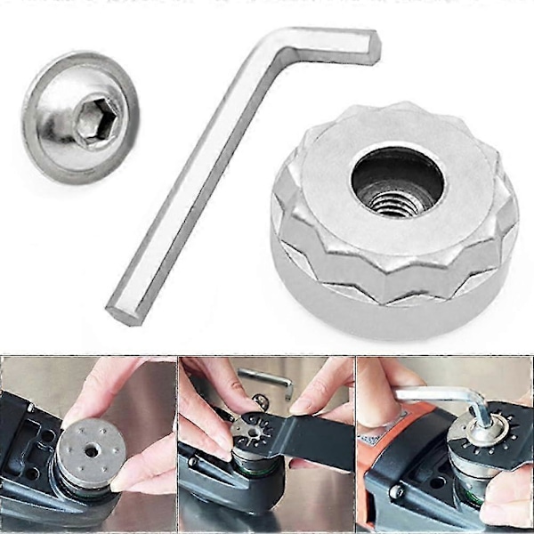 3-pack Starlock Adapterverktyg, Star Lock-system, Elverktyg, Adapter för Oscillationsågblads
