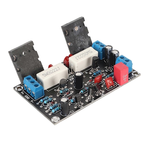Effektförstärkarkort Mono Hög Effekt 2SC5200 2SA1943 Tyst 100W Förstärkare Högtalarkretsskyddskort YEMMA