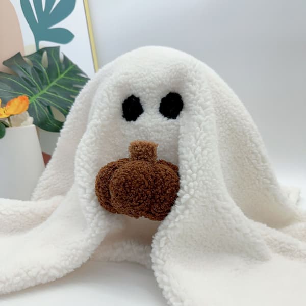 Gus Spöket med Pumpakudde Halloween Pumpa Spökdocka