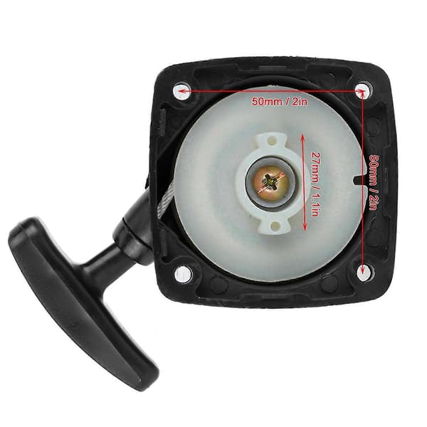 23cc Motor Handdrag Start Manuell Startare Med Återspolning Häcktrimmer Reservdelar För 1e32f Motor