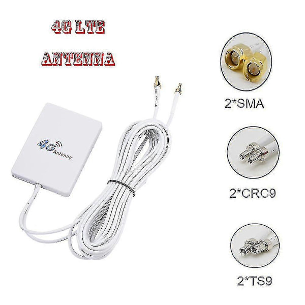 Ts9 Crc9 Sma 3g 4g Lte Antenne Konnektor 4g Lte Router Ekstern Antenne Til Huawei 3g 4g Lte Router Modem 2m Kabel KB