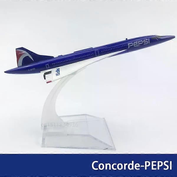 6 tommer 15 CM A380 A350 A330 A320 Concorde Støbt Flymodel Til Gaveindsamling Concorde PEPSI