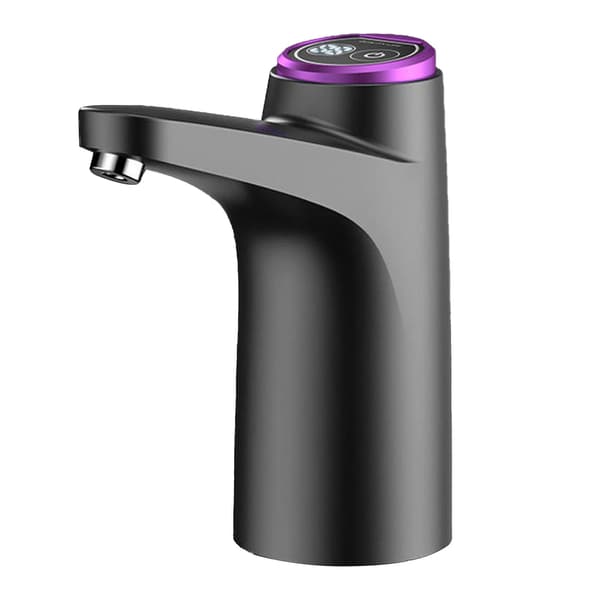 USB Laddning Vattenflaskpump Portabel Vattendispenser för Hemmet (Mörkgrå)