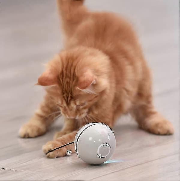 Smart USB-laddande Laser Rolig Kattleksaksboll - Kattleksak (grå)