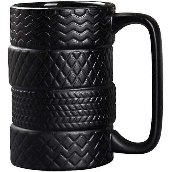 Dæk Kops Dæk Kop Kaffe Te Drikkevarer Keramik Dæk Kop Sjov Gave Sort