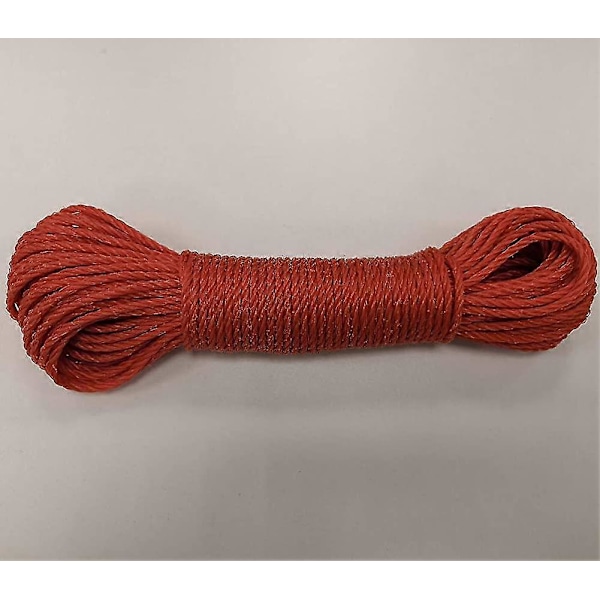 1 stk. presenning nylonbindingsrep 3 mm tykkelse x 20 m lengde nylonrep snor vaskesnor
