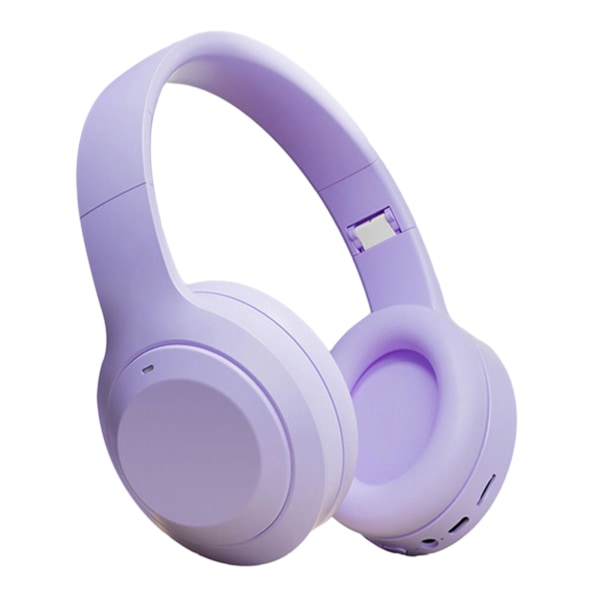 Bluetooth-kompatibla hörlurar med Type-C-laddning, aktiv brusreducering, över örat, trådlösa hörlurar för musikspelning, stöd för TF-kort