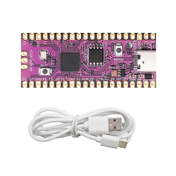 Picoboot-ersättning för Pico Board-byte Modchip Rp2040 USB Type-c Dual-Core 264kb Arm 16mb