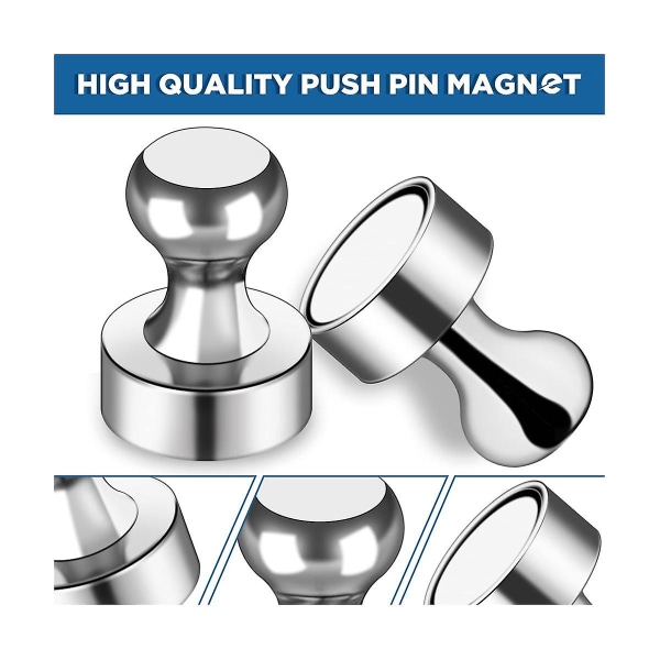 20 stk For Whiteboard Små Push Pin Magnets Kontor Klasserom Og Kart Magneter