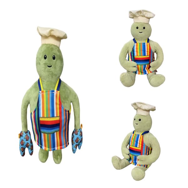 The Tiny Chef -ohjelman pehmolelu sarjakuva-animaationukke