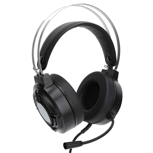 Gaming Headset ESport Kablet RGB Fargerikt Lys med Mikrofon for PC Datamaskiner (For HP H120G USB7.1 Grensesnitt)