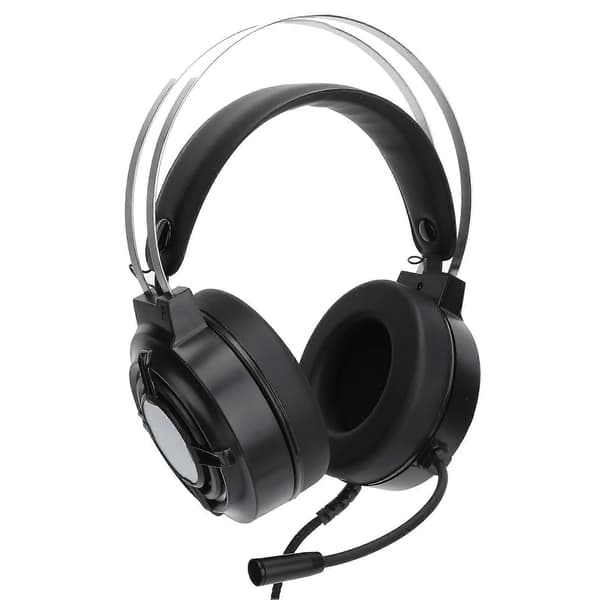 Gaming Headset ESport Kablet RGB Farverigt Lys med Mikrofon til PC Computere (Til HP H120G USB7.1 Interface)