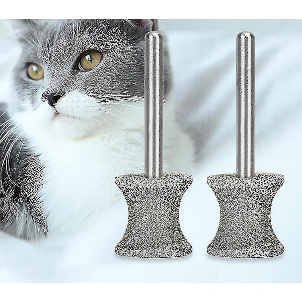 2-pack diamant nagelslipbits för roterande verktyg - Passar för Dremel