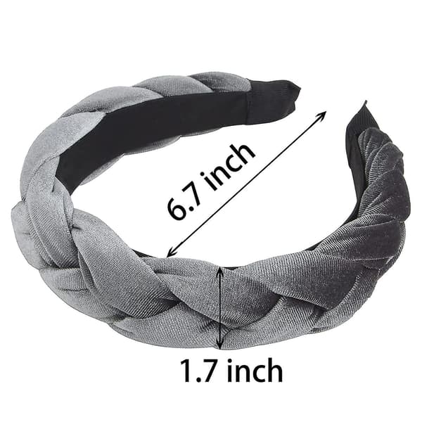 Hårband för kvinnor Sammet Flätade Hårband Mode Hårband Korsade Håraccessoarer