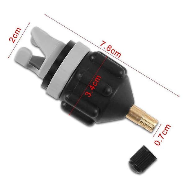 Oppblåsbar Båt SUP Pumpe Adapter Standard Schrader Konvensjonell Luftpumpe Luftventil Adapter Eikeplatefeste
