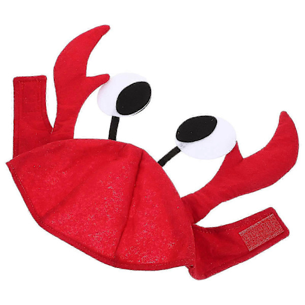 Halloween Krabbehat Rød Krabbehat Cosplay Krabbehat Dekorativ Krabbehat til Kvinder