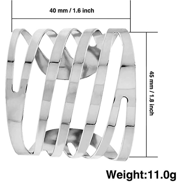 Sølv Serviettringer Sett Med 12 Hule Serviettringholdere For Jul Hverdagsfest
